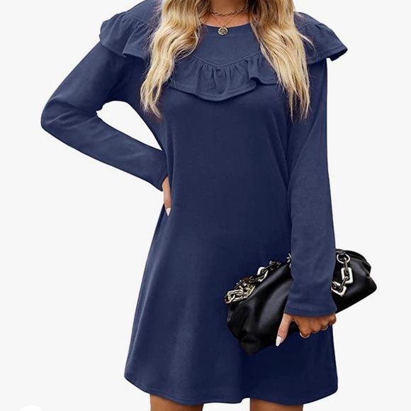 Amazon Dresses Amazon Navy Blue Dress Xlarge Poshmark